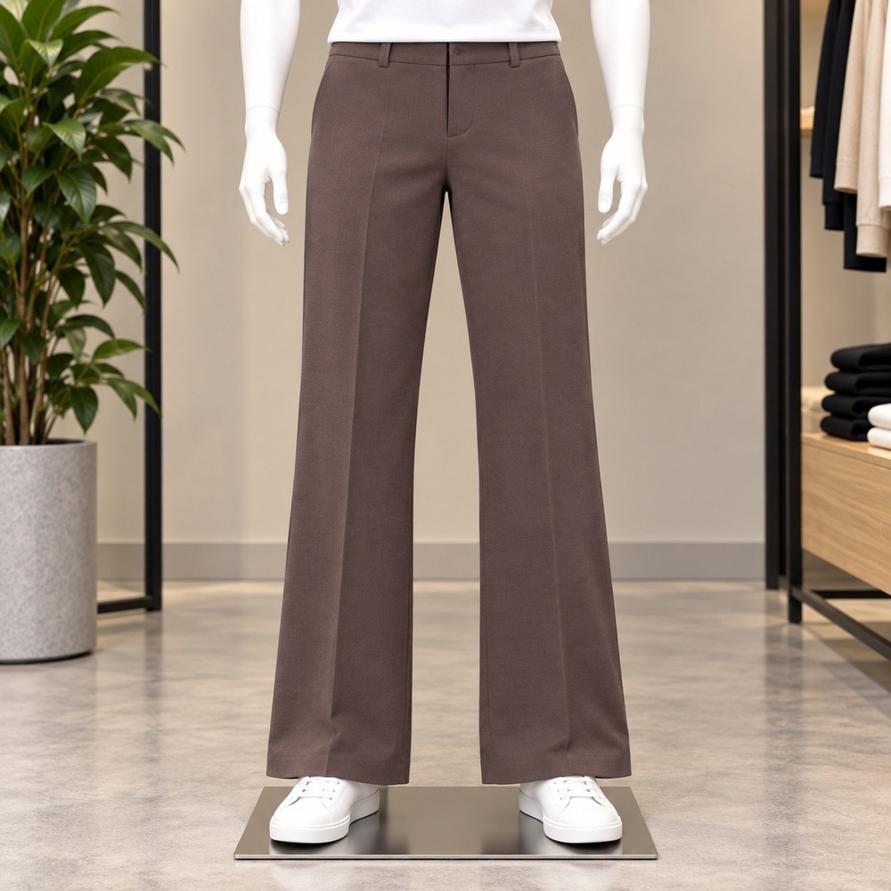 Worthington Modern Fit Dress Pants Womens 8 Brown Bootcut Professional Trousers